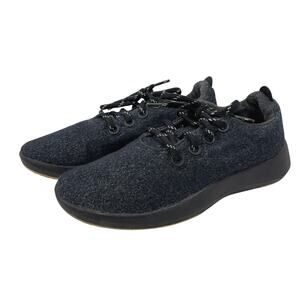 Allbirds Wool Runner Mizzle Women’s Size 8 Black Dark Grey Water-Repellent